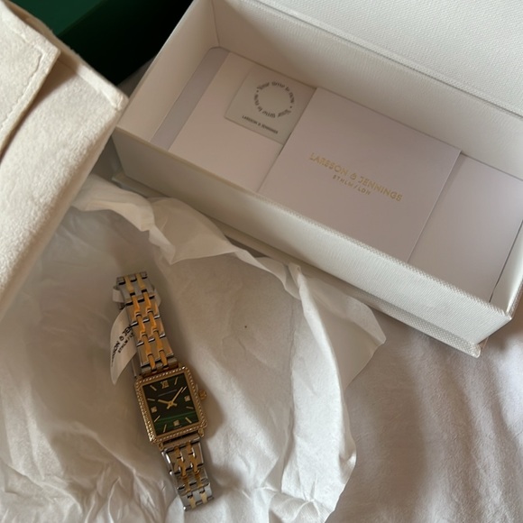 Larsson & Jennings BOYFRIEND MINI LUMOUS MIXED GOLD GREEN 31MM - Picture 5 of 7